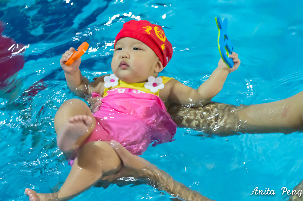 嬰兒游泳,寶寶游泳,萬華國中,鷹萬游泳 @史努比遊樂園