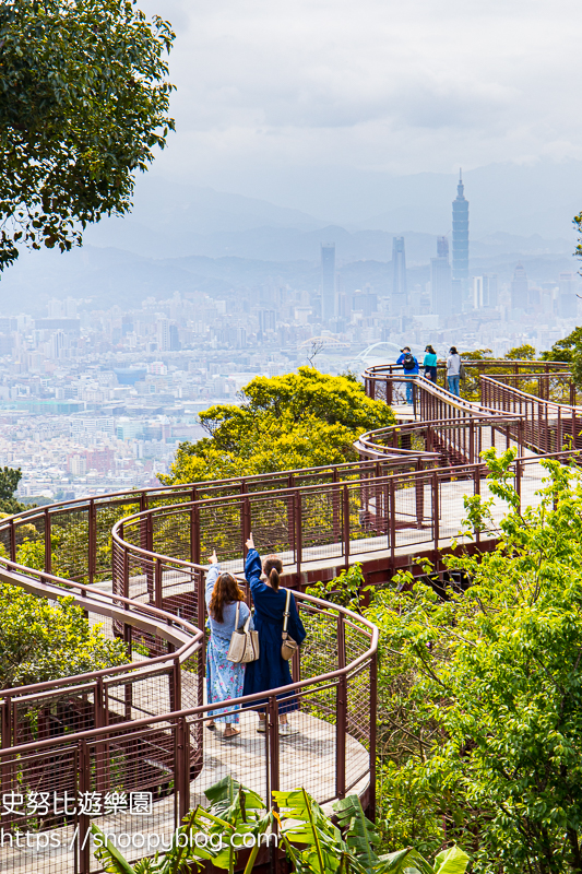 【台北內湖景點】碧山露營場森林營區空中步道～隱藏版約會景點，遠眺台北101 @史努比遊樂園