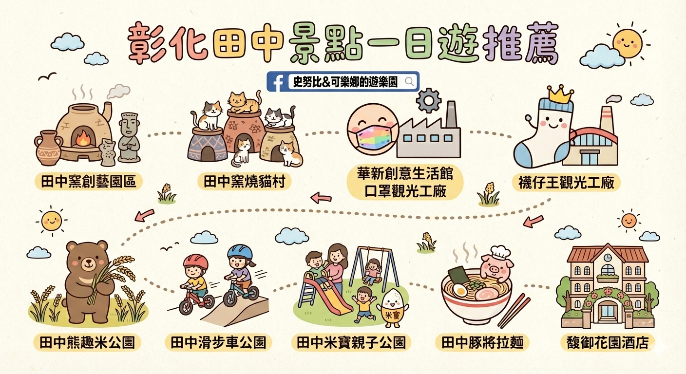 彰化住宿,彰化景點,彰化親子景點,田中景點