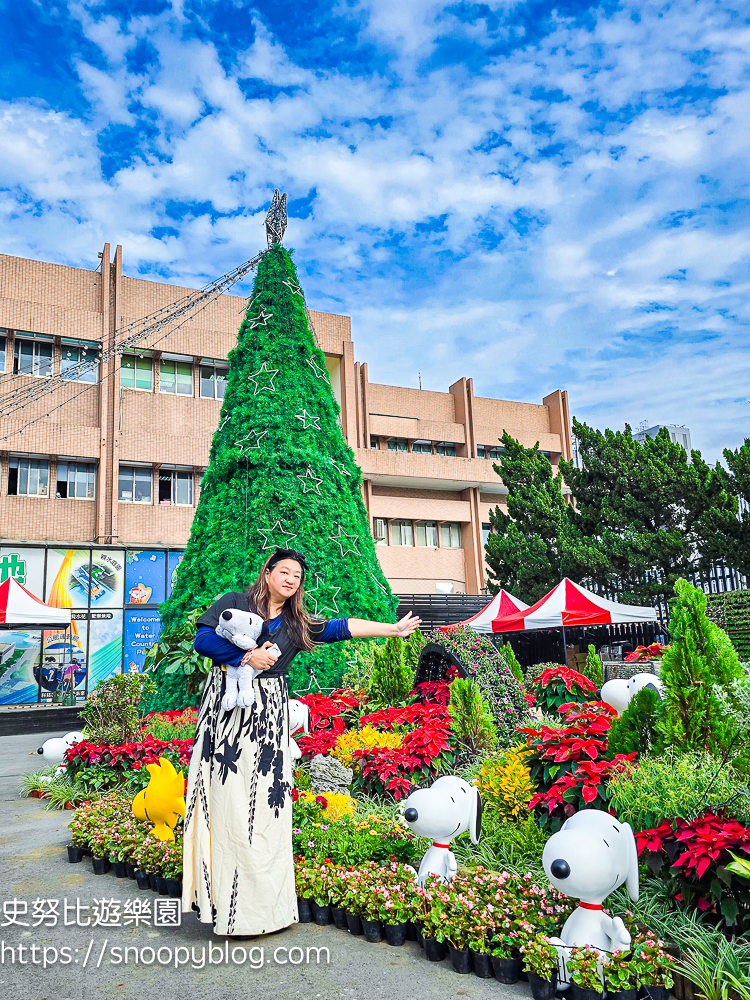 台北景點,史努比,聖誕佈置