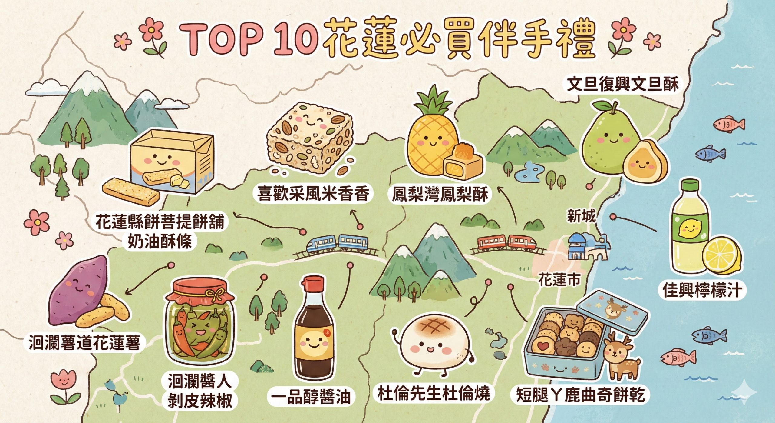 花蓮伴手禮,花蓮必買,花蓮甜點